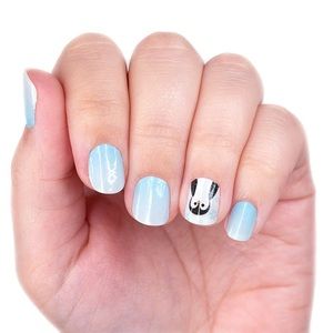 Penguin party nail strip set